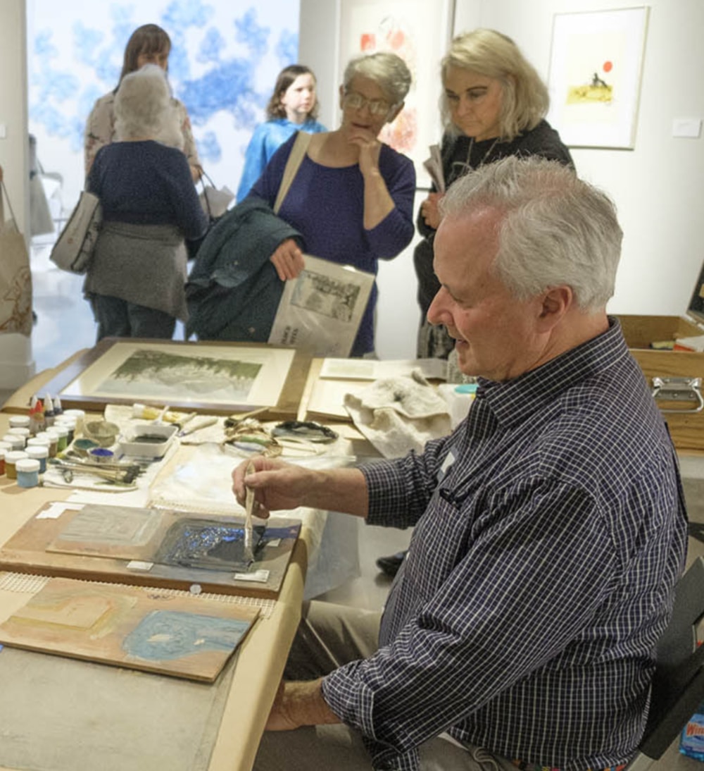 Leon Loughridge, Print Making Demonstration