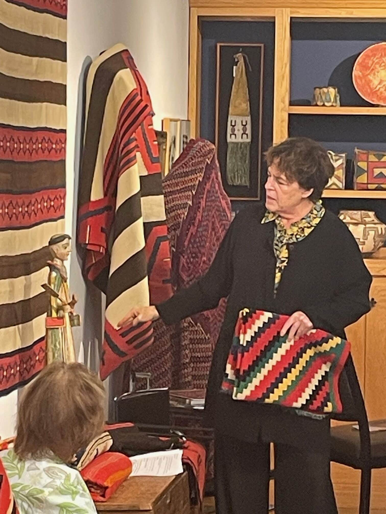 Linda Cook lectures at the History of Art in Colorado 1850-2000 event.