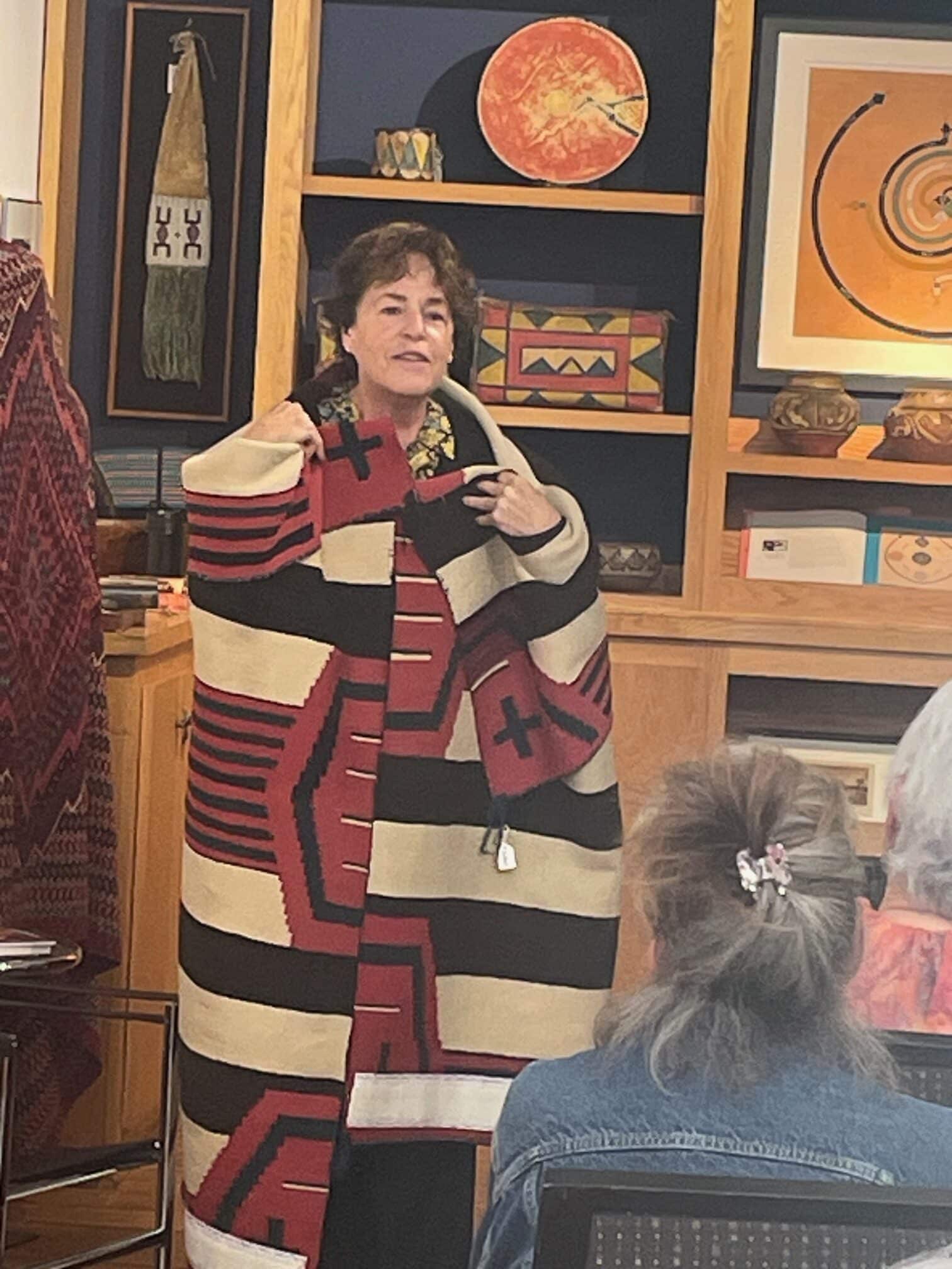 Linda Cook lectures at the History of Art in Colorado 1850-2000 event.